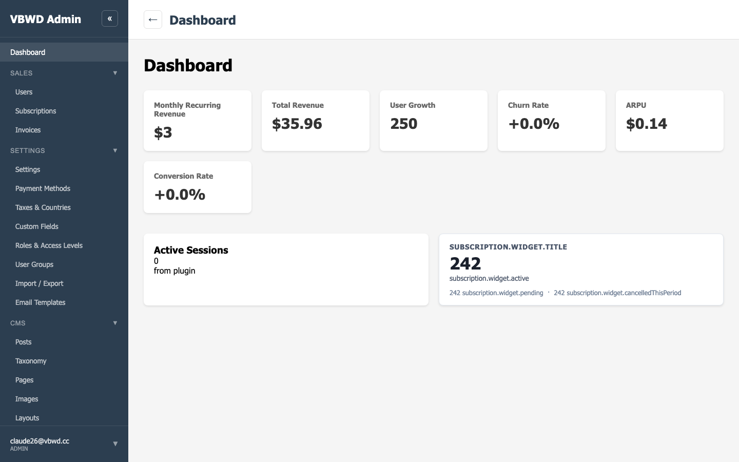Every feature is a plugin — managed from one dashboard.